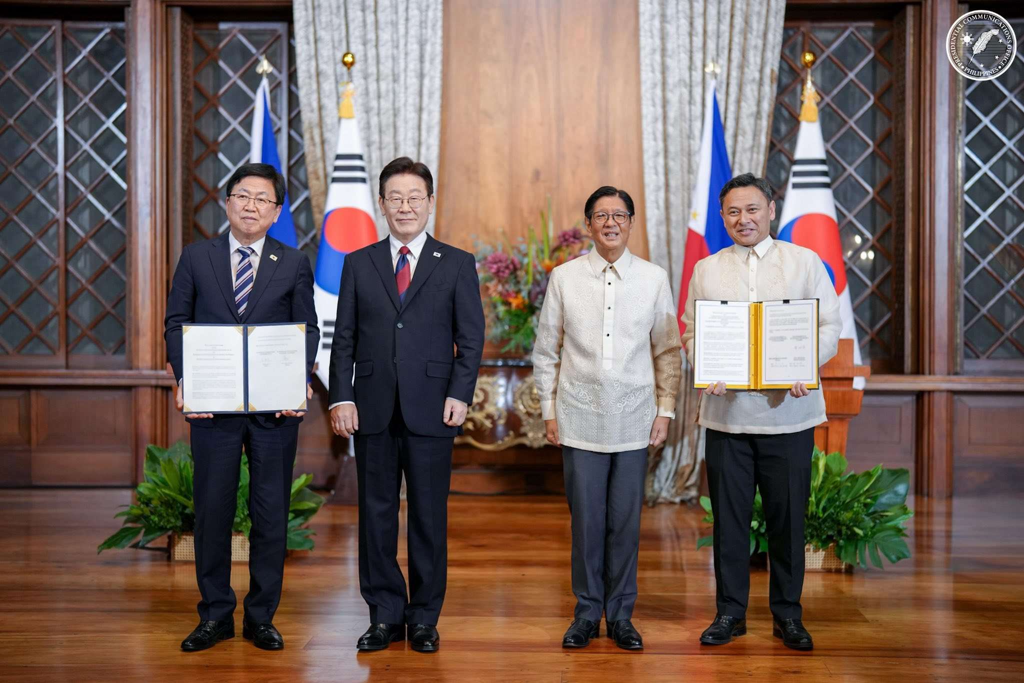 李在明赴菲律賓國是訪問，談核電、礦物供應合作。  (圖:FB/pcogovph)