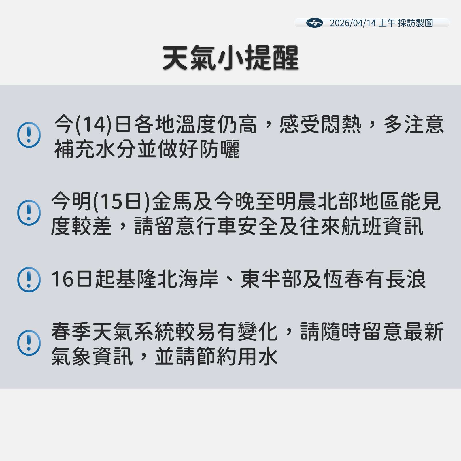 氣象署提供
