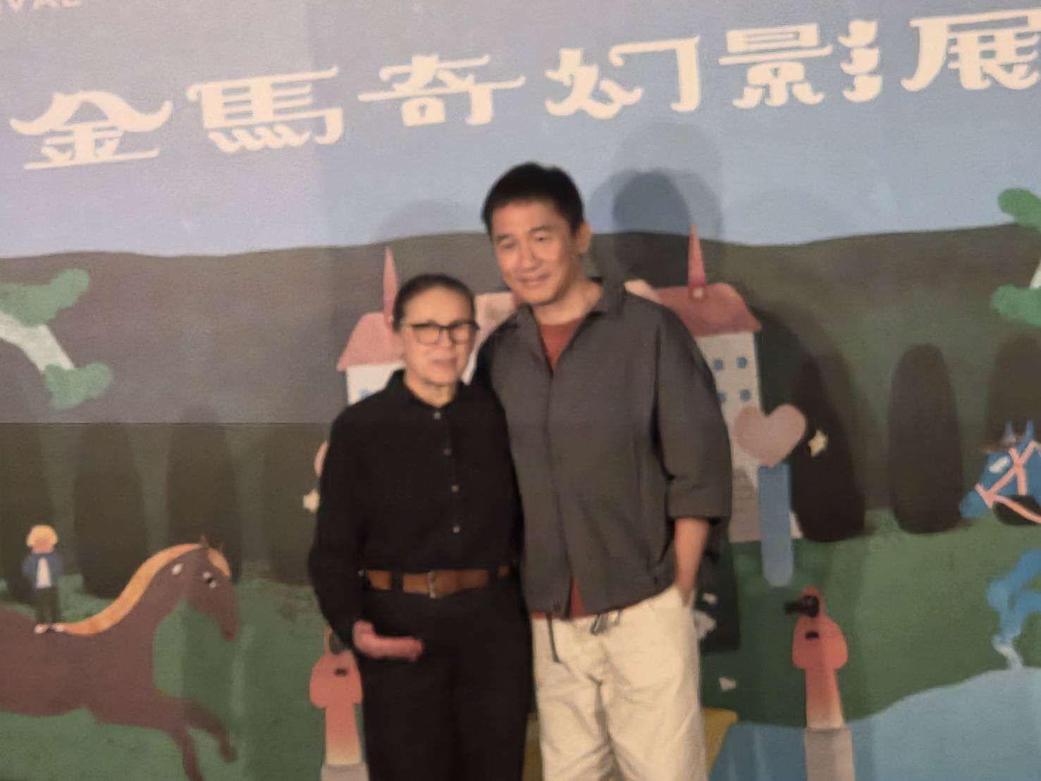 此次訪台，梁朝偉也將偕同新作《你是不會當樹嗎》導演伊爾蒂寇恩伊達（Ildikó Enyedi），出席映後座談。(江昭倫 攝)