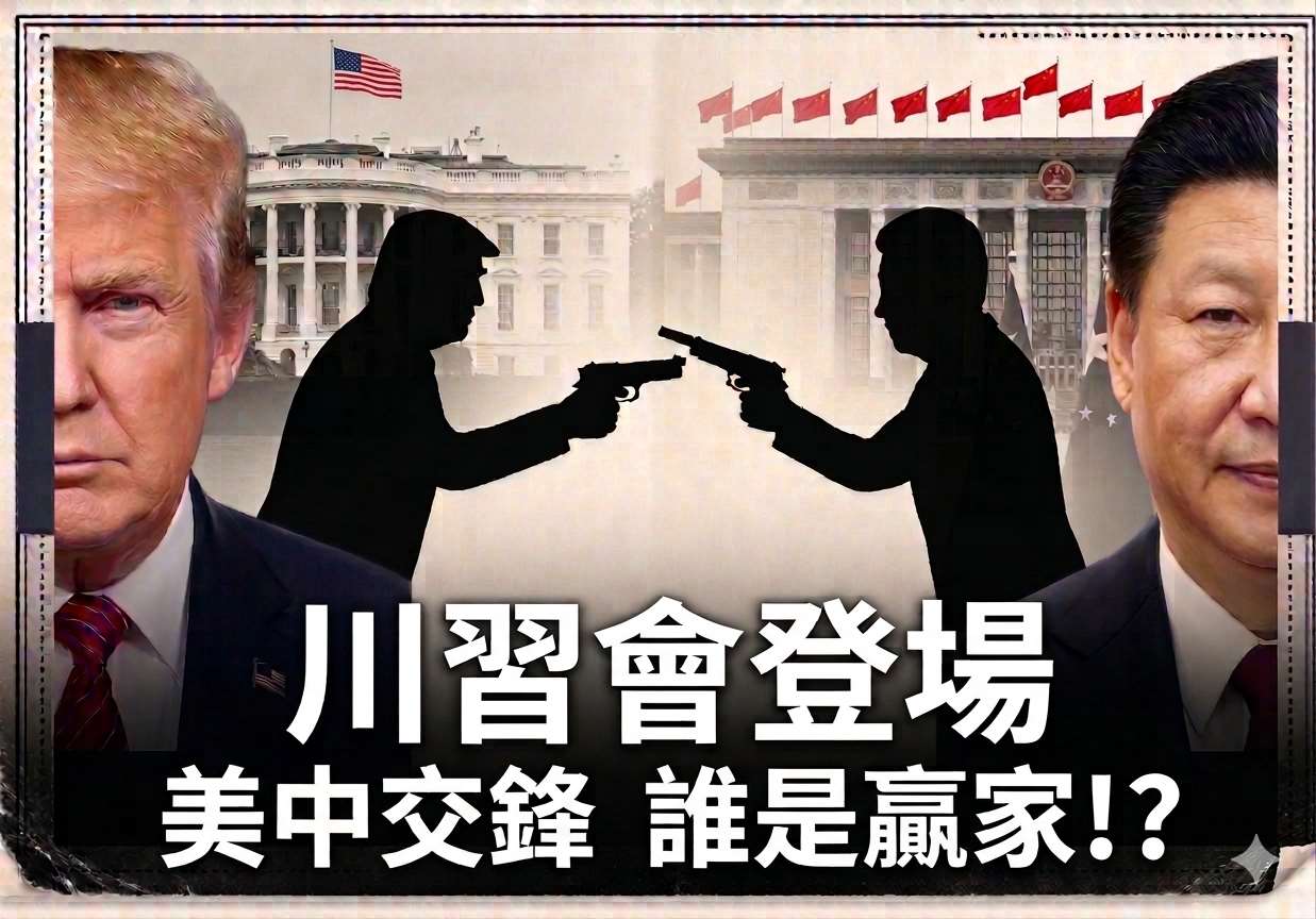 川習會登場 美中交鋒  誰是贏家(AI圖)