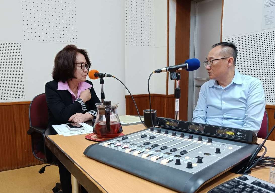 林威城 副館長接受美麗的台灣節目專訪
