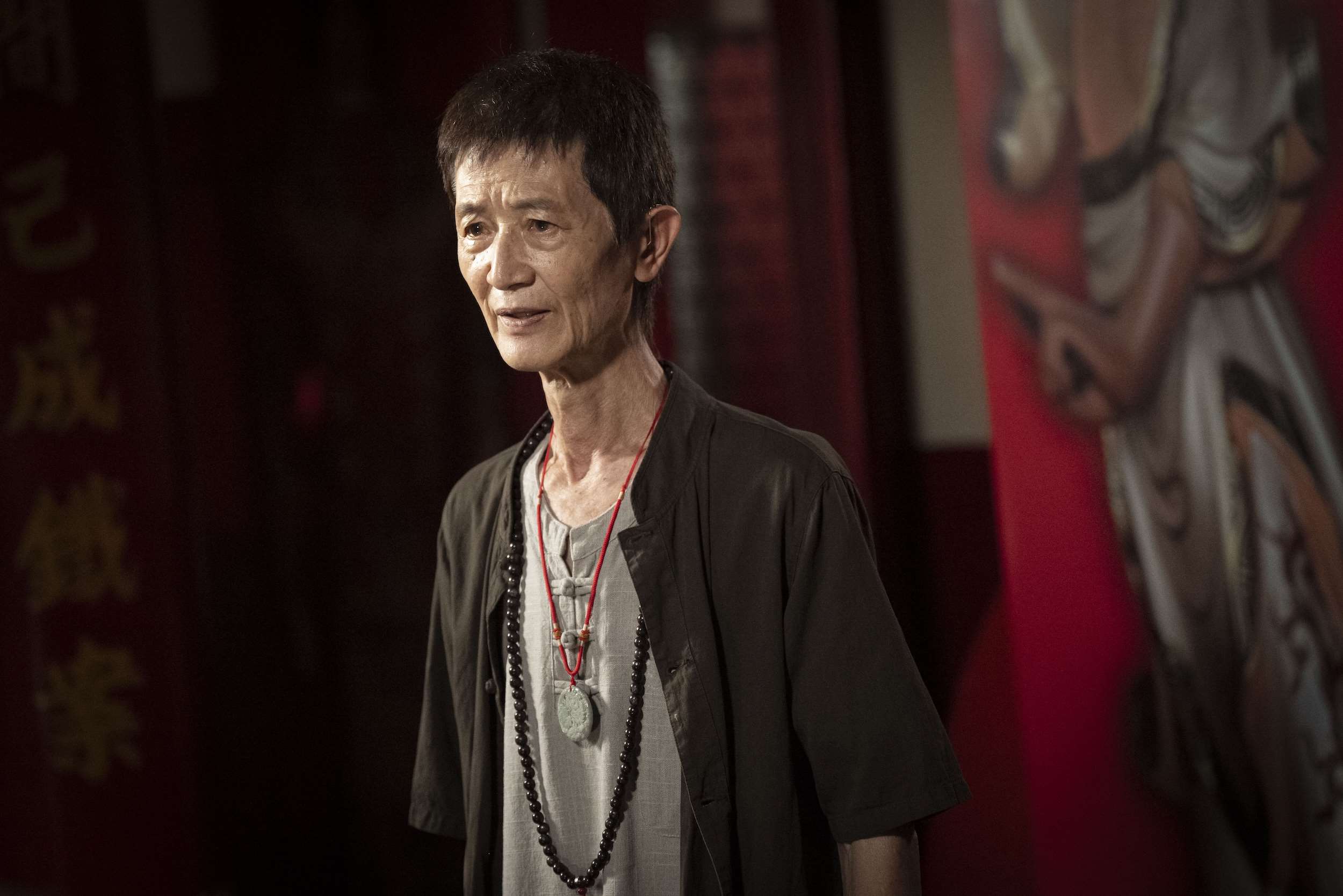 陳博正電影中飾演阿西師，此次將面臨亞洲禁忌厲鬼坤蒂拉娜凶煞來襲。圖／華影提供