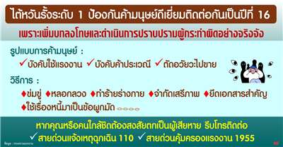 ไต้หวันรั้งเทียร์ 1 ป้องกันค้ามนุษย์ดีเยี่ยมติดต่อกันเป็นปีที่ 16