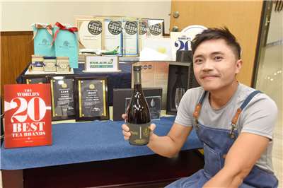 ชาไต้หวันได้รับเลือกเป็น 20 แบรนด์ชาดีที่สุดในโลก พร้อมเผยโฉมผลิตภัณฑ์ใหม่ชาอัดลมรสแชมเปญ