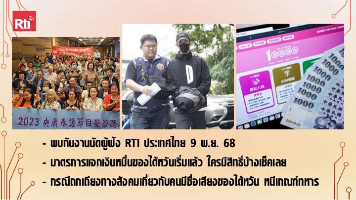 สโมสรผู้ฟัง ประจำวันที่ 8 พฤศจิกายน พ.ศ. 2568