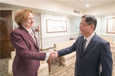 กต. ไต้หวันเผย ไต้หวันเป็นพันธมิตรสำคัญของธนาคารยุโรป เดินหน้าสานต่อความร่วมมืออย่างต่อเนื่อง (ภาพ CNA)
