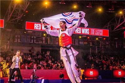 ศึกเทควันโดชิงแชมป์โลก: หลิวยิ่วหยุน สาวน้อยวัย 18 ปีคว้าทองแรกให้ไต้หวันในรอบ 10 ปี (ภาพจาก worldtaekwondo.org)