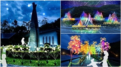 สุดยอดแห่งความฝันในค่ำคืนฤดูร้อน! เทศกาลแสงสีริมน้ำกลางฤดูร้อนที่ทะเลสาบหลี่อวี๋ เมืองฮัวเหลียน กับ 7 โซนไฟสุดอลังการ