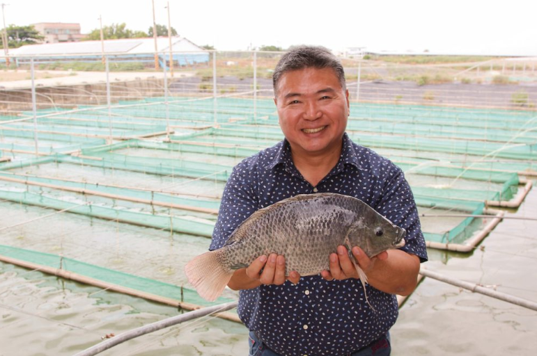 หลินตู่อี้ เจ้าของฟาร์มเกาเจิ้งผลิตลูกปลานิลกว่า 70% ของประเทศ(photo:agriharvest)