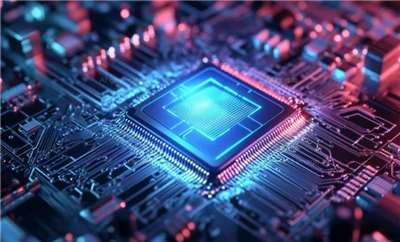 ภาพจำลองซิลิคอนโฟโตนิกส์ (Silicon Photonics) ภาพ/สร้างโดย AI