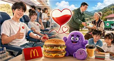 บริจาคเลือดรับ Big Mac! ชวนวัยรุ่นไต้หวันส่งต่อพลังแห่งการให้