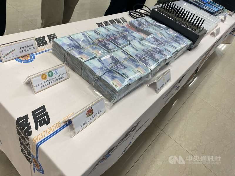 ตำรวจไต้หวัน–ไทยร่วมมือทลายแก๊งฟอกเงินข้ามชาติ จับผู้ต้องสงสัยในไต้หวันได้ 21 ราย (ภาพ CNA)
 