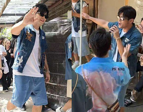 จู่ๆ เจย์ โชว์ก็ไปปรากฏตัวที่เชียงใหม่ แถมยังร้องเพลงสดๆ ให้ได้ฟังฟรีคาตา ชาวเน็ตอิจฉาตาร้อนแห่ร้อง: ใกล้กว่าในคอนเสิร์ตอีก (ภาพจากเวยปั๋ว)