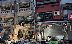 LG
新竹高翠路住宅疑瓦斯氣爆　現場一片狼藉
新竹市高翠路住宅9日發生疑氣爆事故，竹市消防局
初步研判為瓦斯氣爆，現場可見建物外牆及窗戶嚴重
毀損，道路滿布磚塊、鐵皮及玻璃等碎片。
中央社記者郭宣(文三)攝　115年6月9日