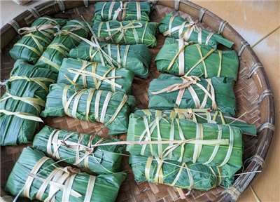 ข้าวห่อ"จี๋หนาฟู่"ของชาวไพวัน หน้าตาคล้ายบ๊ะจ่าง(photo:agriharvest)