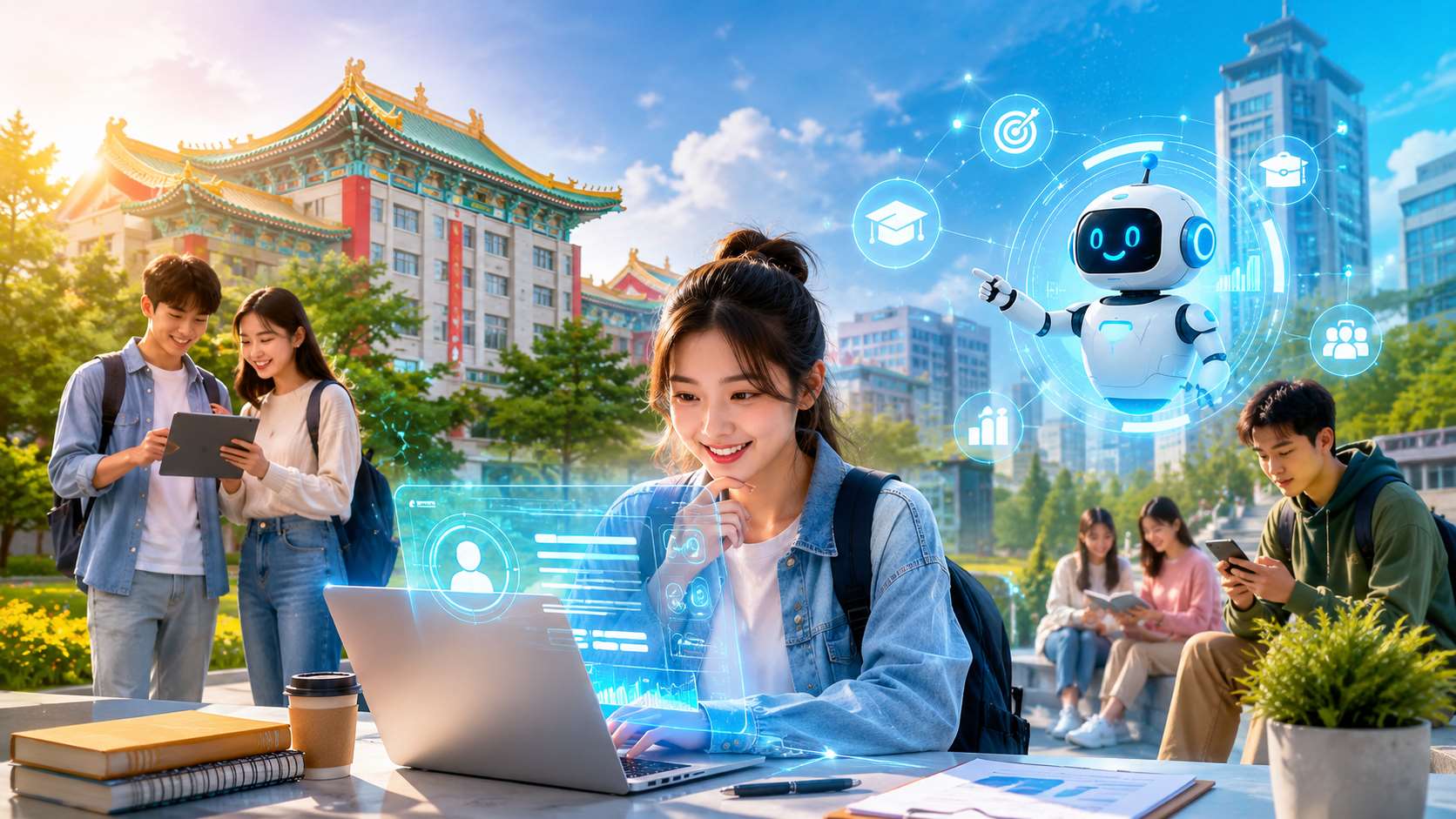 เด็กแดนชาไข่มุก - ม.เหวินฮั่วเปิดตัว AI Career Copilot ที่ปรึกษาอาชีพ 24 ชั่วโมง (photo: AI)