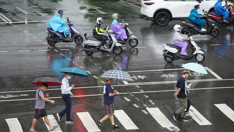 เกาสง ผิงตง ไถตงระวังฝนตกหนัก ตั้งแต่ 5 ก.ย. อากาศเริ่มดีขึ้น (ภาพ CNA)