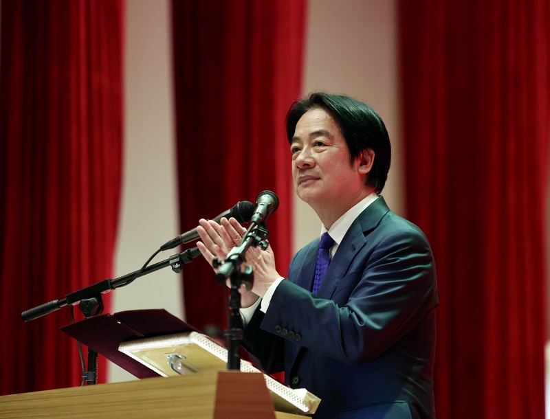 ปธน.ไล่ฯ เผย งบกลาโหมปีหน้าแตะ 1 ล้านล้านเหรียญไต้หวัน เดินหน้าสานต่อการพึ่งพาตนเองด้านกลาโหม (ภาพจาก CNA)