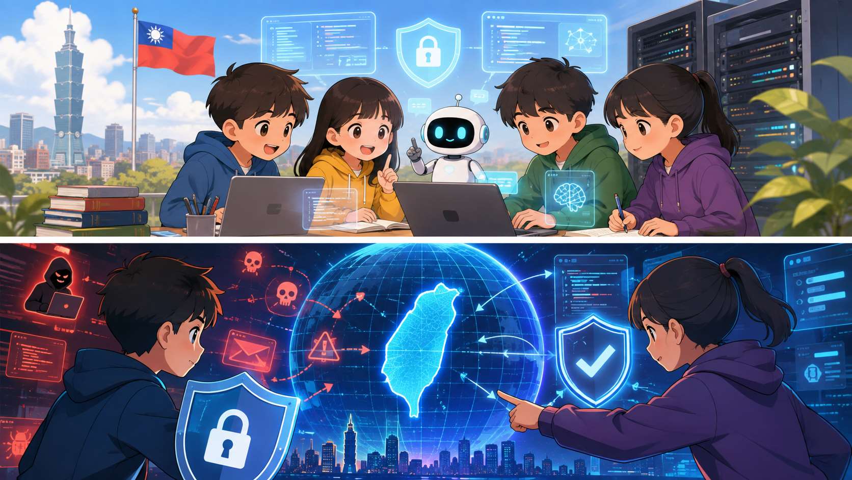 กระทรวงศึกษาธิการไต้หวันจัดค่ายไซเบอร์ฤดูร้อน เพิ่มหลักสูตร AI Security ตอบโจทย์อุตสาหกรรมยุคใหม่ (photo:AI)