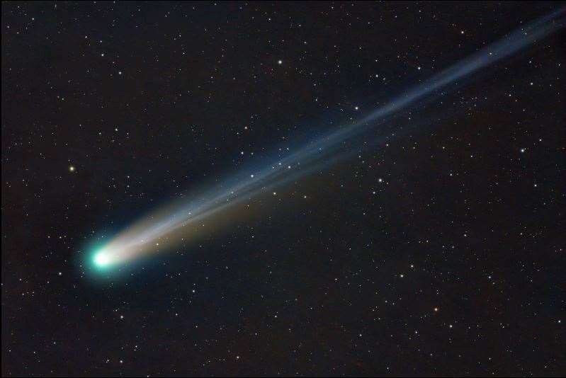 Фото: Комета C/2025 A6 (Lemmon). (Тайбейський астрономічний музей)