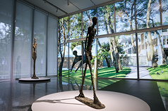 Фото: Виставковий зал творів Альберто Джакометті. (CNA)