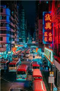 Ілюстративне фото: Нічний Гонконг (Chi Hung Wong/Unsplash)   