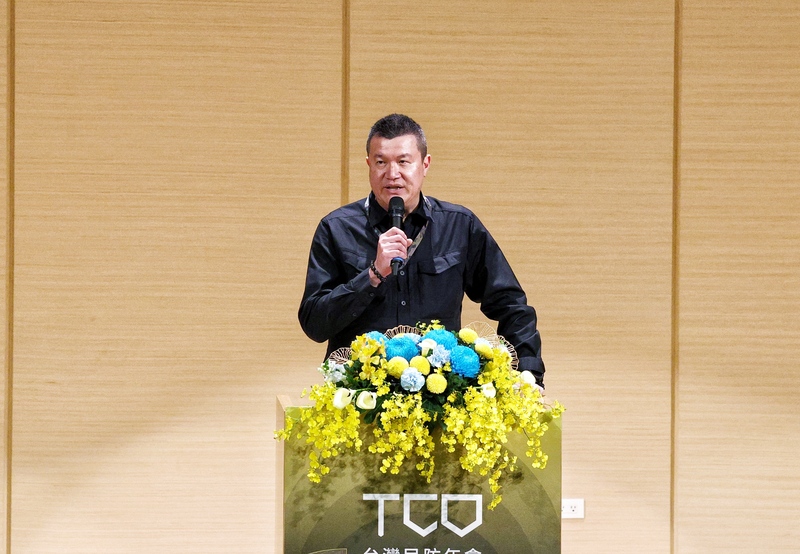 Ма Шиюань на відкритті «Taiwan Civil Defense Convention» 28 березня. (Фото: CNA)