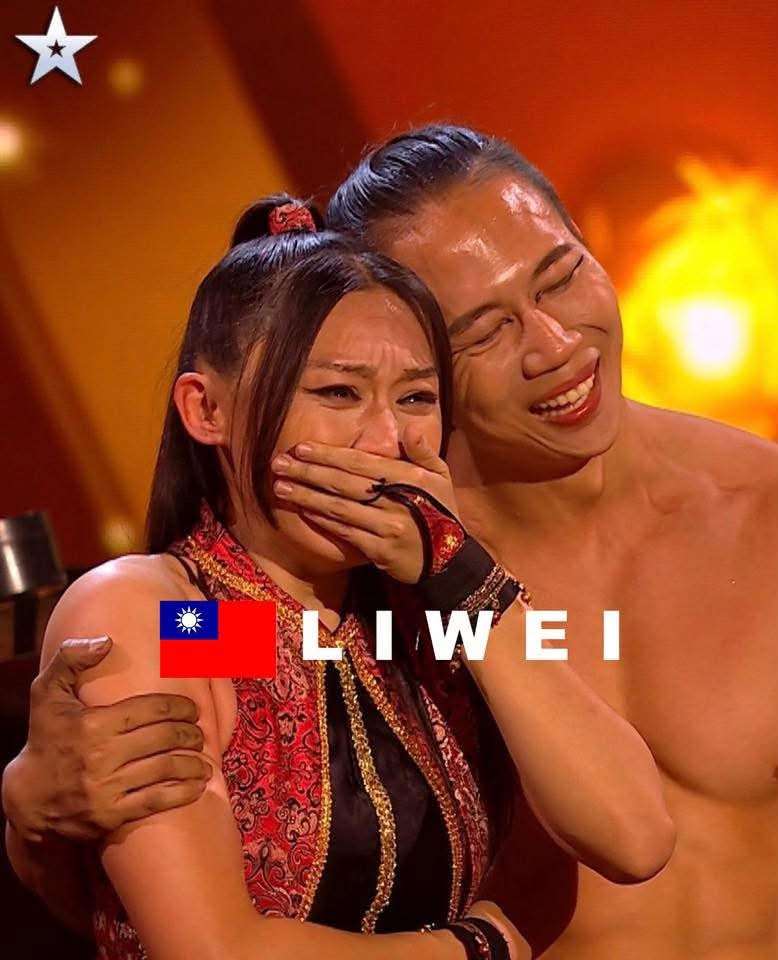 Ян Лівей та Лай Куаньчжи під час шоу Britain’s Got Talent. (Фото: Facebook-сторінка Цай Інвень)