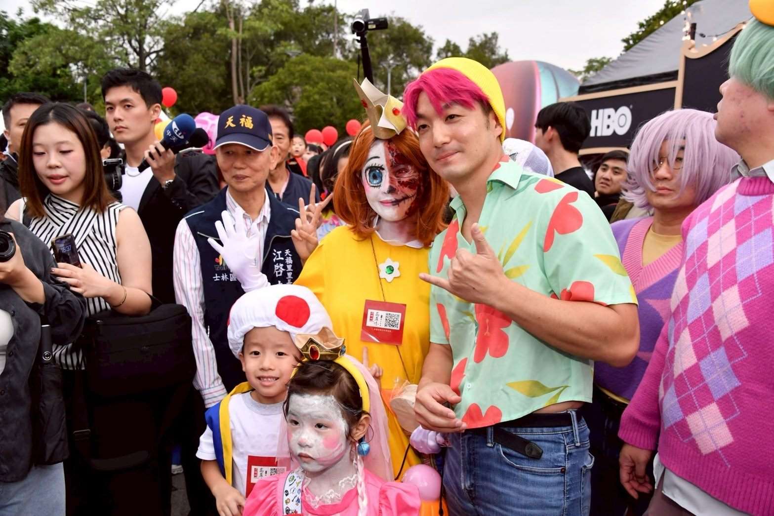 Фото: мер Тайбея Цзян Ваньань у образі Kpop-демона Еббі. (Пресслужба Мерії Тайбея)