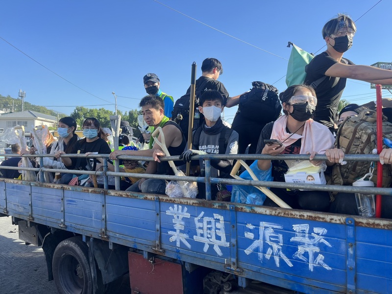 Фото: Волонтери благодійного фонду «Цицзі». (CNA)
