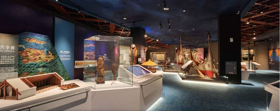 Bảo tàng Tiền sử Quốc gia Đài Loan lấy ý tưởng “Đảo là thuyền, biển là đường” làm trọng tâm, xác định lại mối quan hệ gắn kết giữa Đài Loan và thế giới. (Ảnh: Rti)