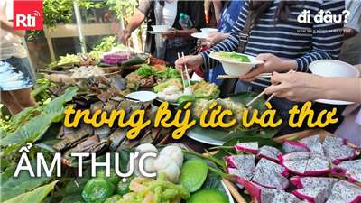 Hoạt động "Ẩm thực trong ký ức và thơ" tại Vườn Việt Di Cư tại Đài Loan (ảnh: Thu Trang)
