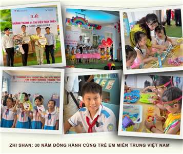 Zhi Shan: 30 năm đồng hành cùng trẻ em miền Trung Việt Nam.
