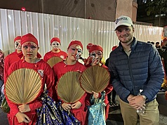 Sự kiện Lễ hội xuất tuần và vi hành Thanh Sơn Cung khu Vạn Hoa là một trong ba sự kiện tín ngưỡng tôn giáo lớn nhất Đài Bắc. (Ảnh: CNA)
