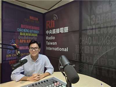 Bạn Hoàng Quốc Trung, sinh viên thạc sĩ đang theo học Chương trình Cao học biên - phiên dịch Trung - Anh tại trường Đại học Quốc lập Đài Loan (Ảnh: Hải Ly)