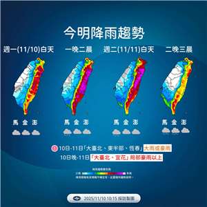 Bão Fung Wong tiến gần Đài Loan. (Ảnh: Cục Khí tượng Trung ương)