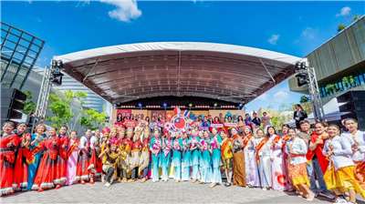 Chính quyền thành phố Đào Viên đẩy mạnh hòa nhập cộng đồng tại sự kiện Lễ hội Đa văn hóa và Di dân mới Đào Viên năm 2025. (Ảnh: Chính quyền thành phố Đào Viên)