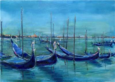 Dùng bút màu phác họa phong cảnh Miêu Lật. Cục Văn hóa và Du lịch Miêu Lật mời bạn trải nghiệm nét quyến rũ nghệ thuật của hội họa sơn dầu. (Cục Văn hóa và Du lịch Miêu Lật cung cấp) 