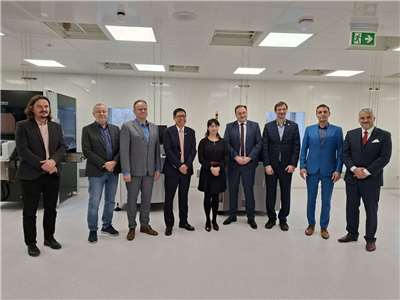 Khánh thành phòng thí nghiệm Bán dẫn Đài Loan – Slovakia, hợp tác hai bên bước sang một cột mốc mới. (Ảnh: FB/@TaiwaninSlovakia)