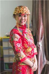 Trang phục áo cưới Trung Hoa truyền thống (Ảnh minh họa: Pixbay)