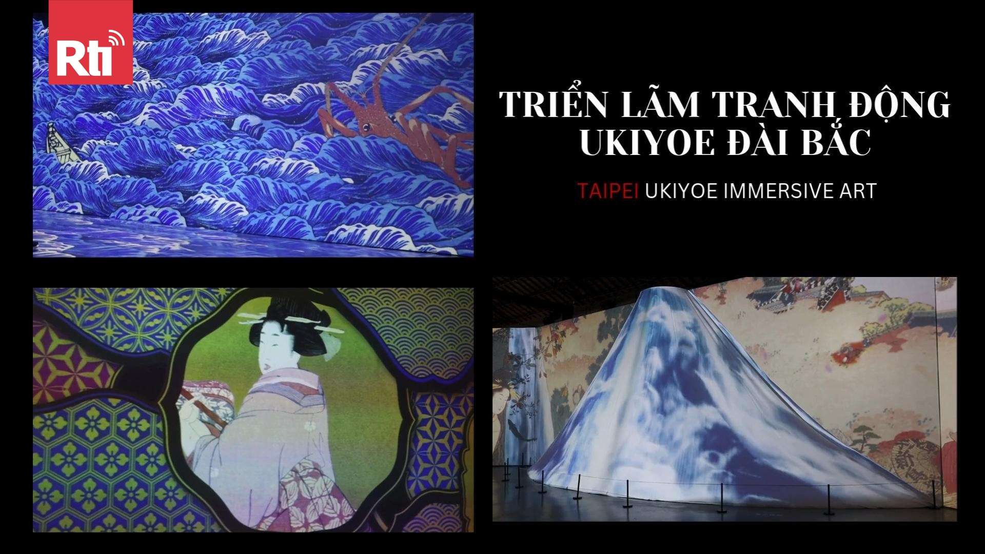 Triển lãm tranh động Ukiyoe tại Đài Bắc (ảnh: TT)