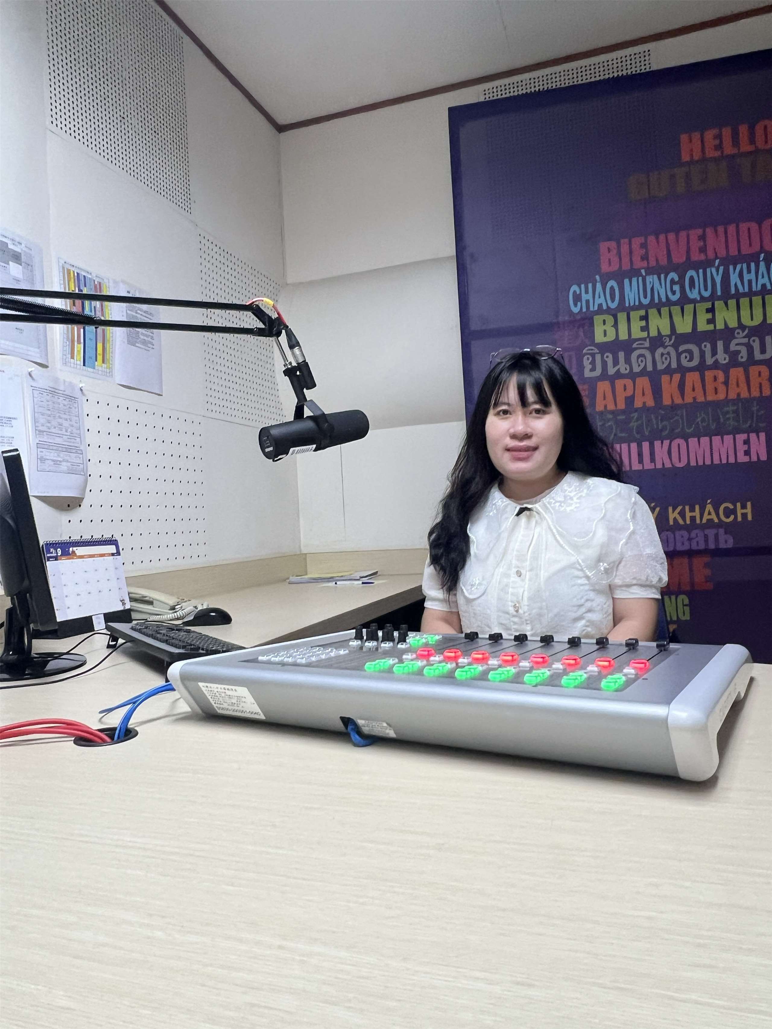 Mỹ Dung hiện đang theo học ngành Giảng dạy tiếng Hoa tại Đại học Quốc lập Thanh Hoa (Tân Trúc). 