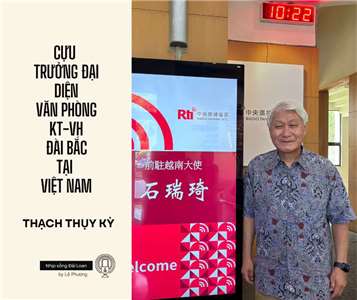 Cựu Trưởng Đại diện Văn phòng KT-VH Đài Bắc tại Việt Nam ông Thạch Thụy Kỳ.