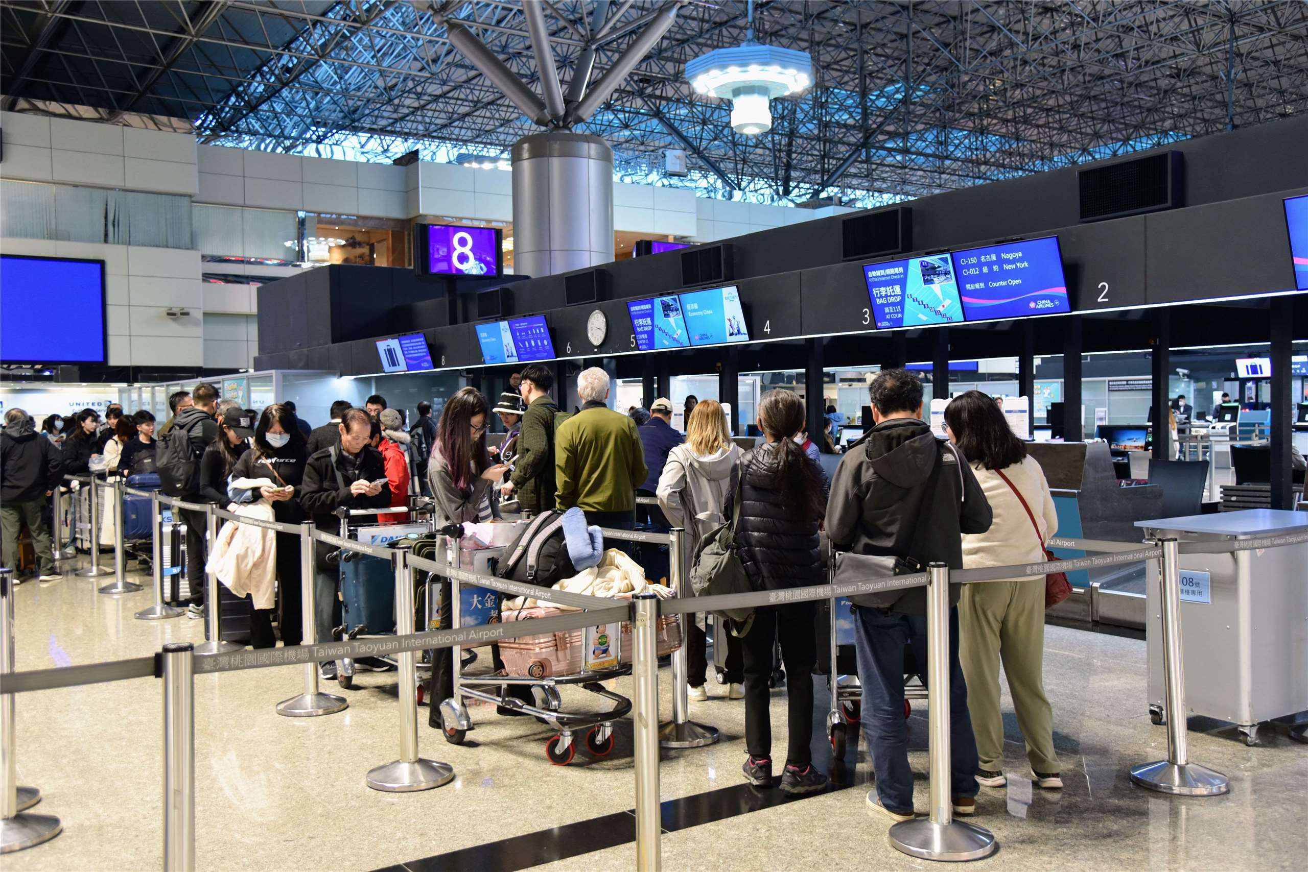  Từ ngày 29/1 đến 25/2/2026 Đài Loan và Nhật Bản sẽ tái triển khai chương trình hợp tác “Xác nhận nhập cảnh trước tại sân bay khởi hành” (Ảnh: Website Sân bay Quốc tế Đào Viên)