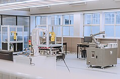 Phòng thực hành đã được cải tạo của Trường nghề Thương mại và Công nghệ Sanchong (ảnh: CNA)
