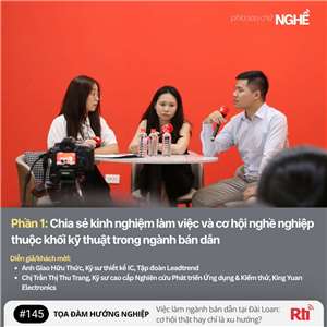 Khách mời phần 1 tọa đàm hướng nghiệp chủ đề bán dẫn tổ chức ngày 3/10/2026 tại đài Rti (ảnh: Rti)