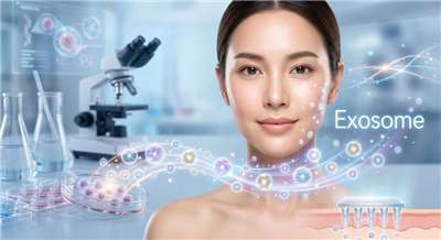 Exosome là một trong những thành phần dưỡng da "gây sốt" trong vài năm trở lại đây, tuy nhiên việc nó có thực sự hiệu quả như vẫn được quảng cáo hay không vẫn cần thêm những kiểm chứng mang tính khoa học  (Ảnh: AI)