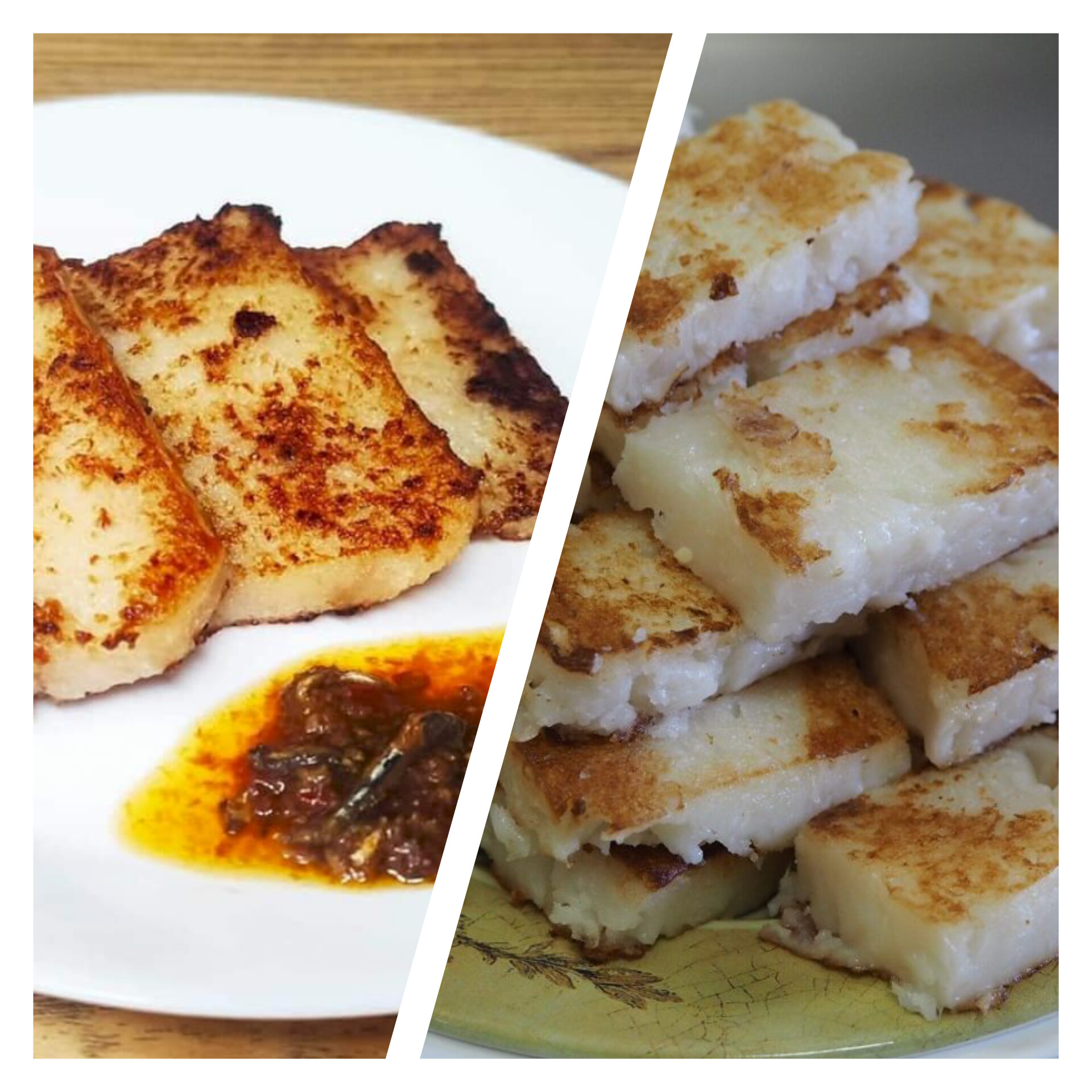 Tuy ở Hong Kong cũng có món bánh củ cải, nhưng thực chất thì giữa bánh củ cánh Hong Kong và Đài Loan vẫn sẽ có sự khác biệt. 