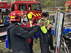 1 người thiệt mạng và 2 người bị thương trong vụ hoả hoạn ở trạm biến áp siêu cao áp Trúc Viên - Tân Trúc (Ảnh: CNA)