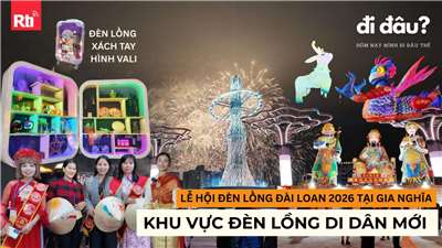 Lễ hội Đèn lồng Đài Loan 2026 tại Gia Nghĩa: Khám phá Khu vực Đèn lồng Di dân mới (ảnh: Thu Trang)